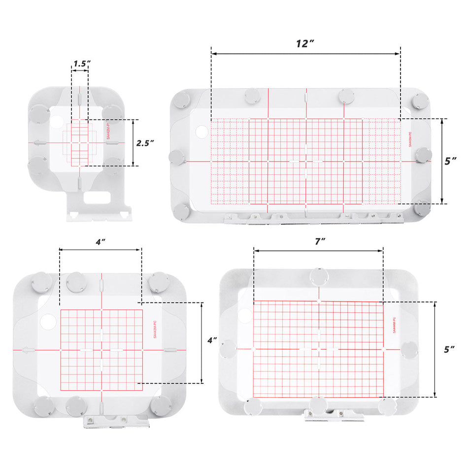Magnetic Hoop for Brother PE900 SE2000 PE800 SE1900 etc. Innov-is Embroidery Machine