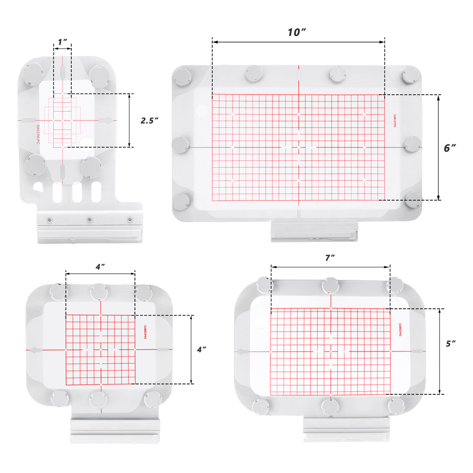 Magnetic Hoop for Brother NQ1700E NQ1600E VM5200 VE2300 etc. Innov-is BabyLock Embroidery Machine