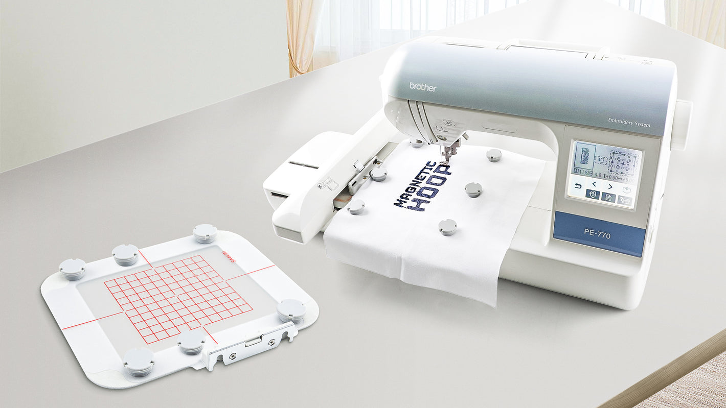 magnetic embroidery frame for Brother Janome PFAFF embroidery machines
