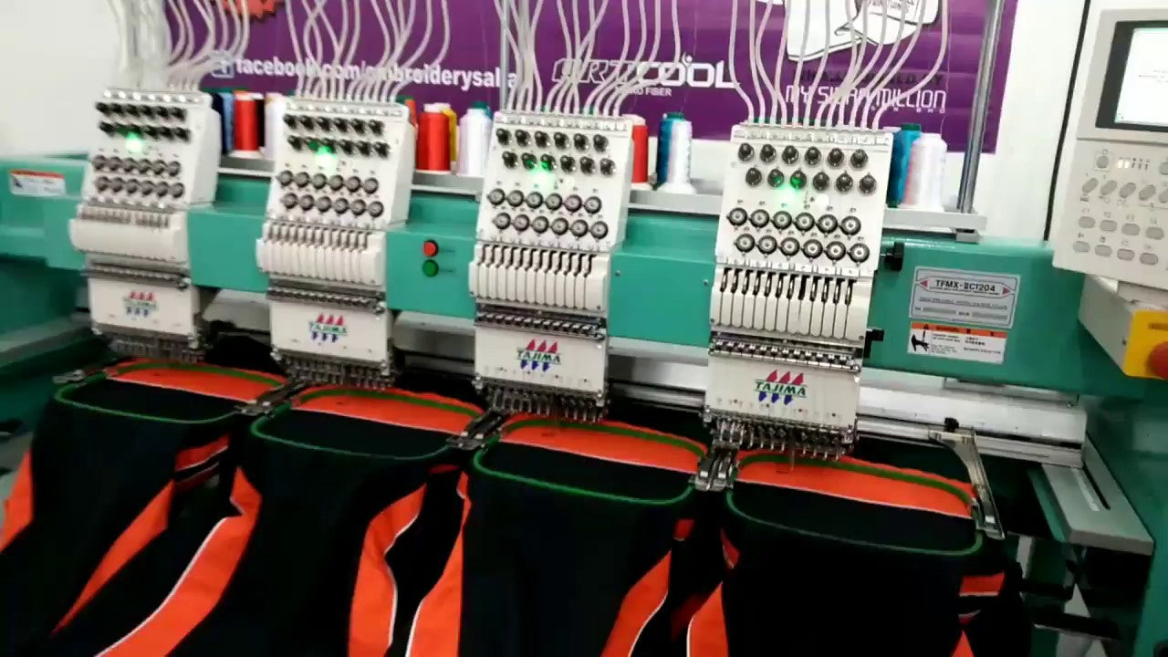 tajima 4 head embroidery machine