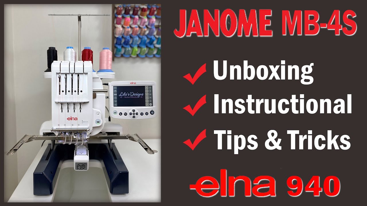elna 4 needle embroidery machine