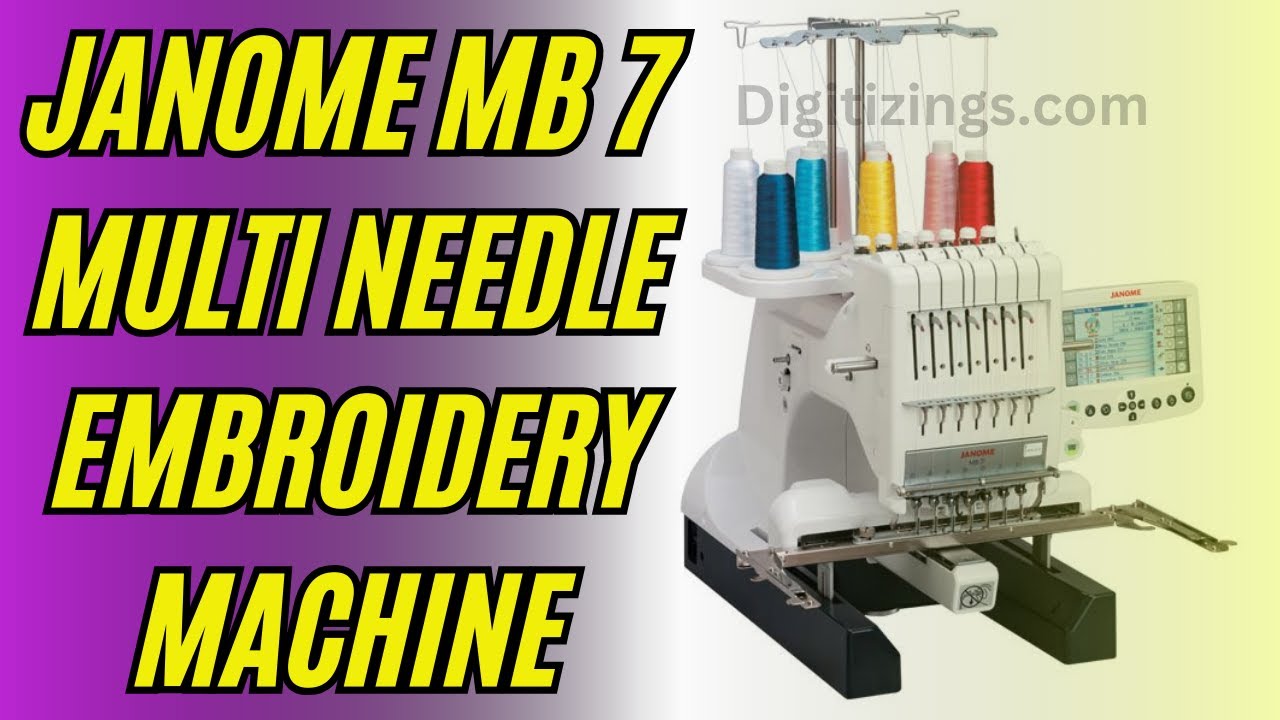 janome multi needle embroidery machine