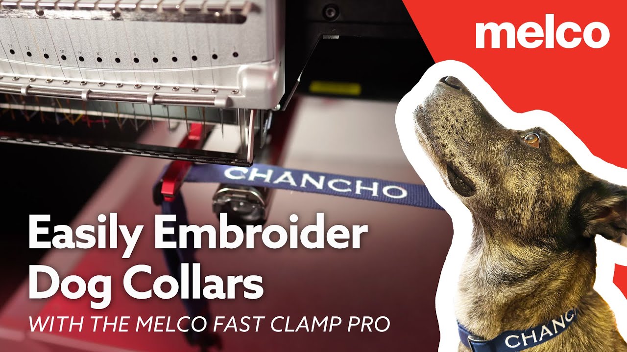 embroidery machine for dog collars
