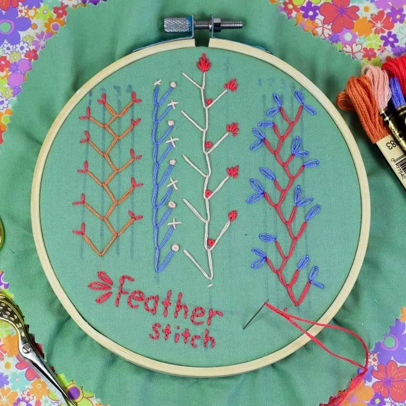 Feather Stitch Embroidery: A Guide to Feather Stitch Embroidery