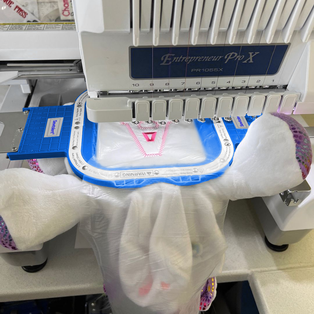 embroidery machine for making patches