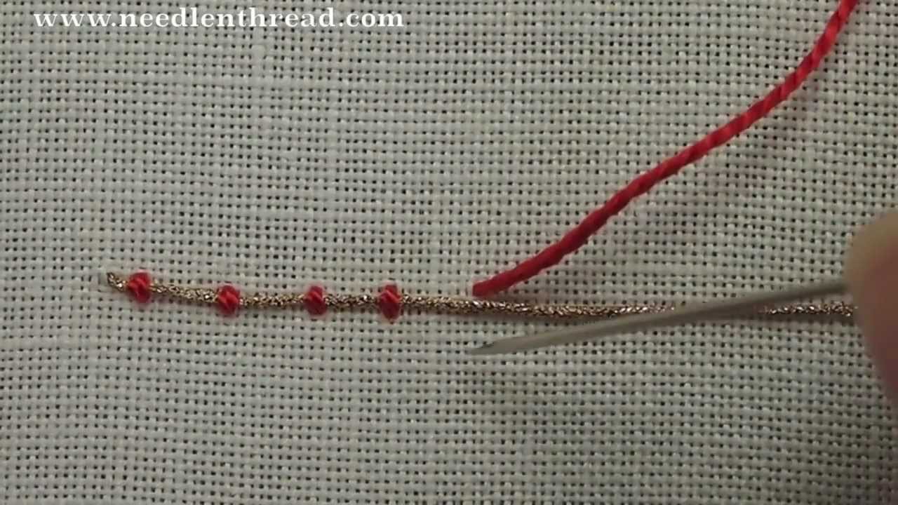 couching stitch embroidery