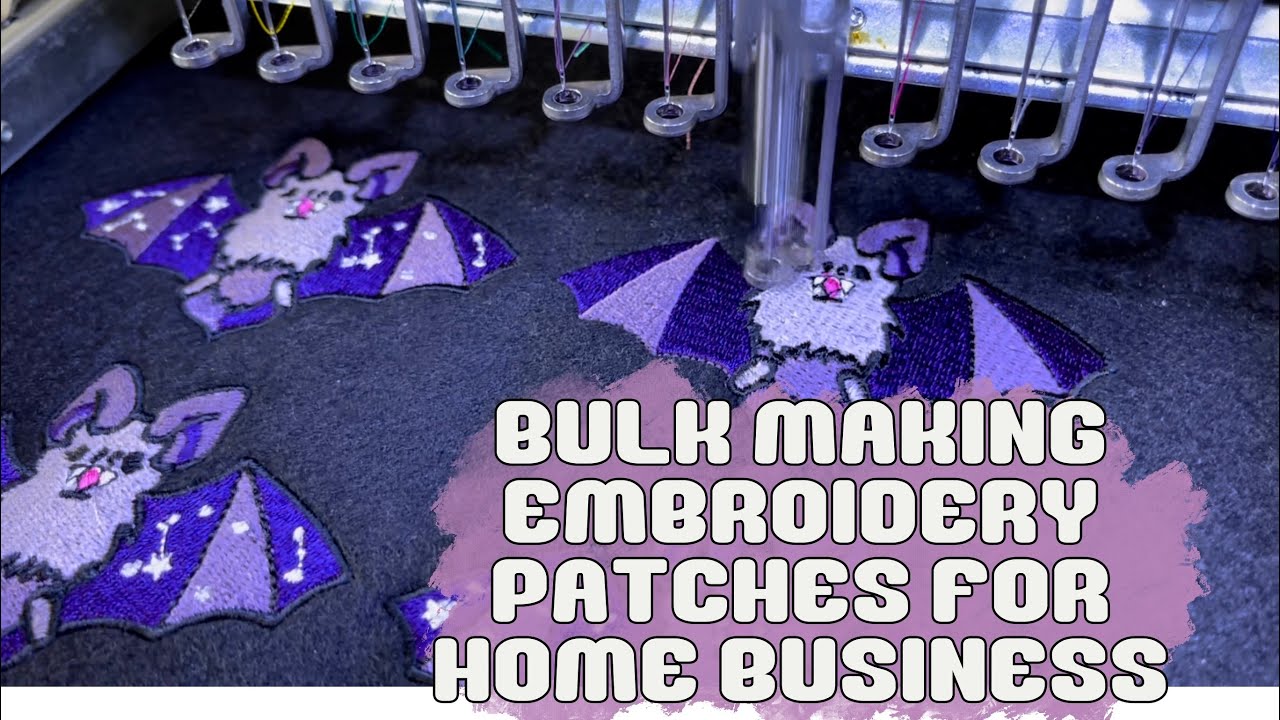 how to make embroidered patches with embroidery machine