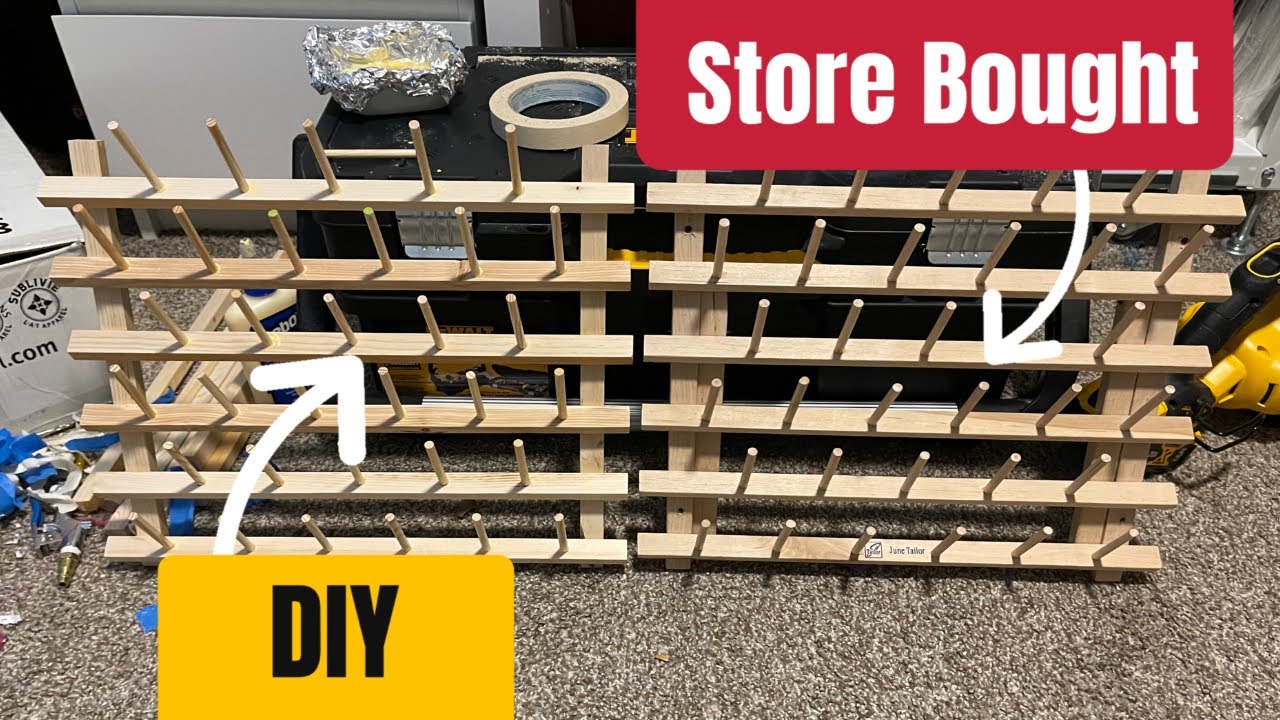 How to Make an Embroidery Thread Stand: DIY Plans for Tangle-Free Stit ...