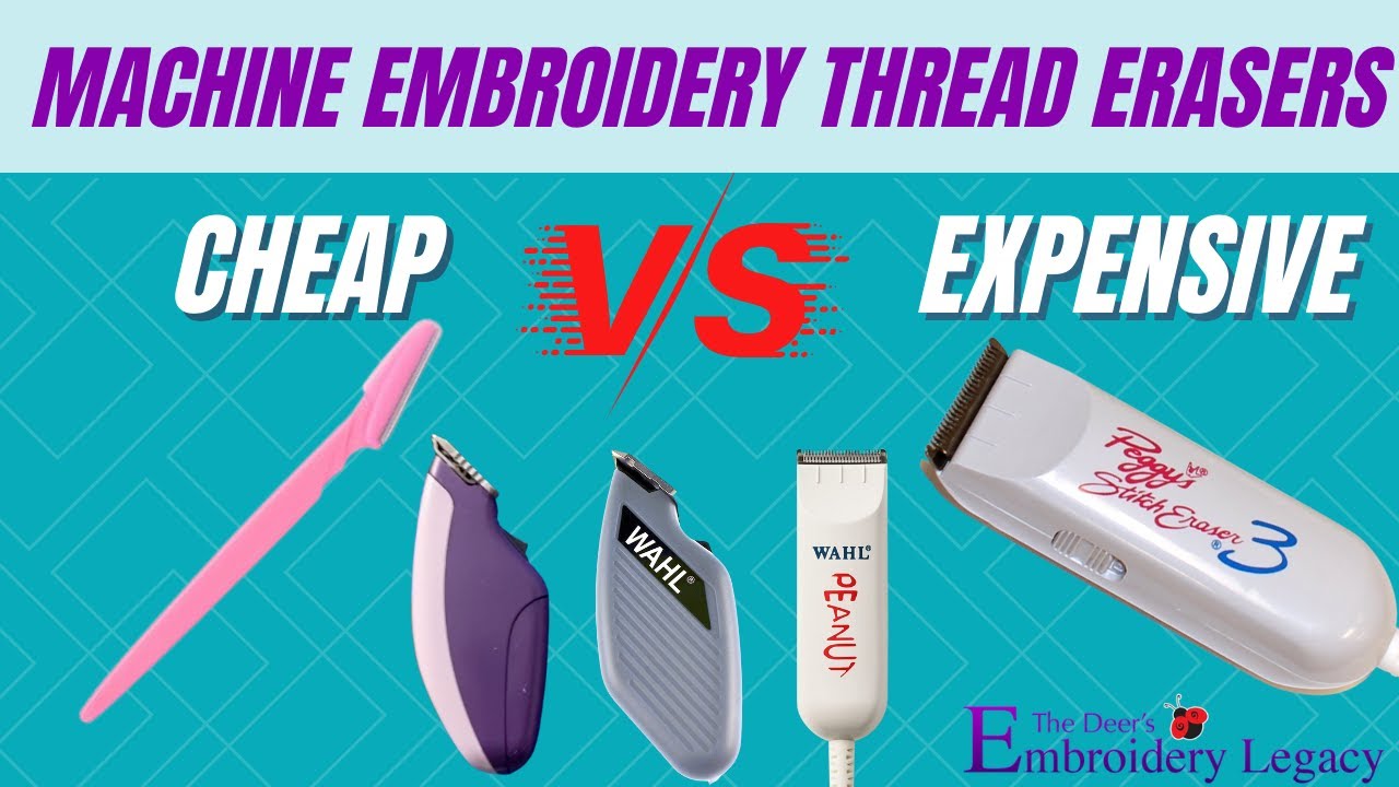 how to remove machine embroidery