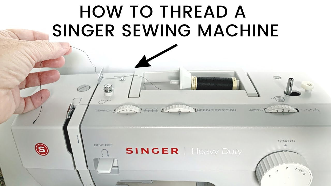 how to thread singer machine