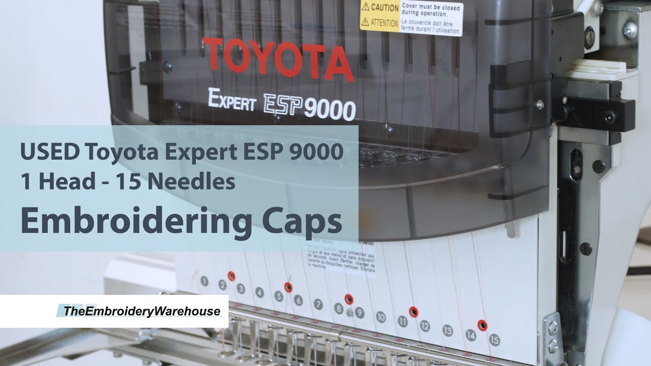 toyota 9000 embroidery machine