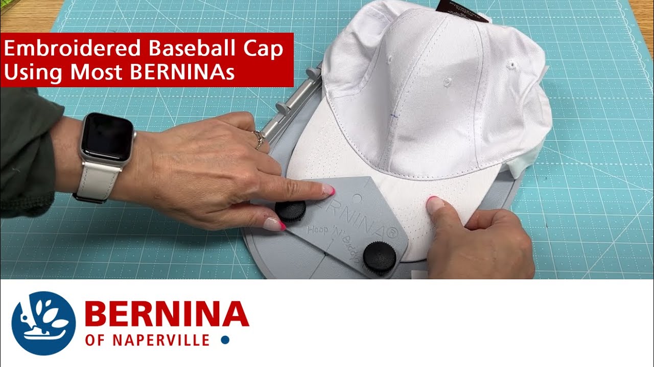 how to embroider on a baseball cap