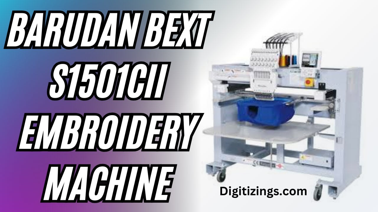 barudan industrial embroidery machine