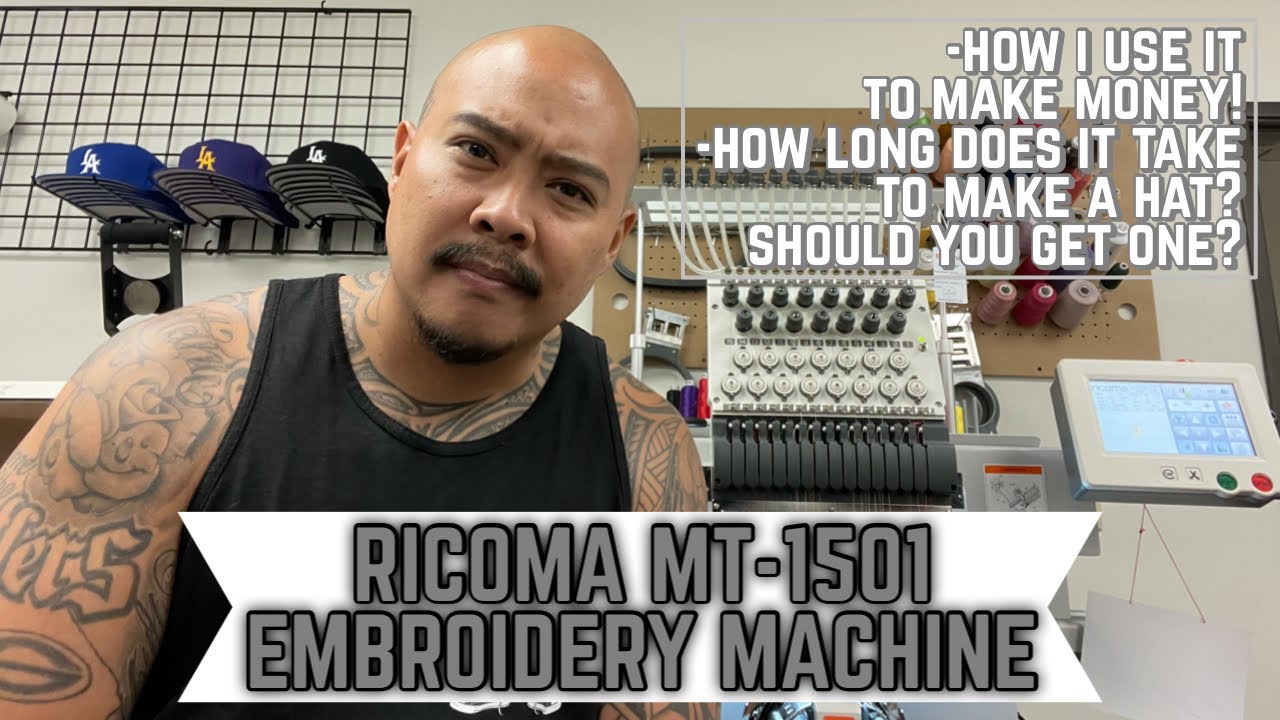 how to use ricoma embroidery machine