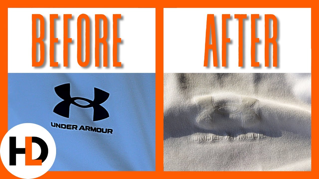 how to remove stitched logo from clothes