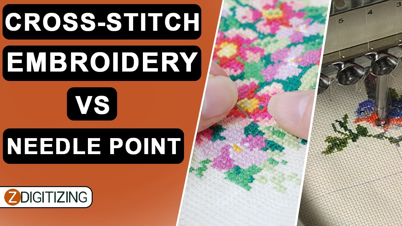 needlepoint vs embroidery