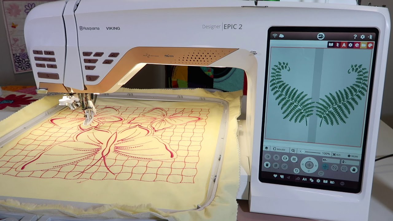 Den Husqvarna Viking Majestic Hoop meistern: Aufbau, Ausrichtung und kreative Techniken