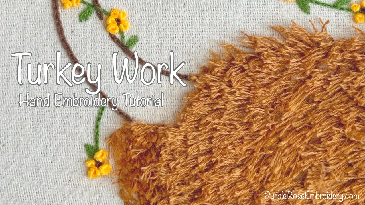 embroider fur