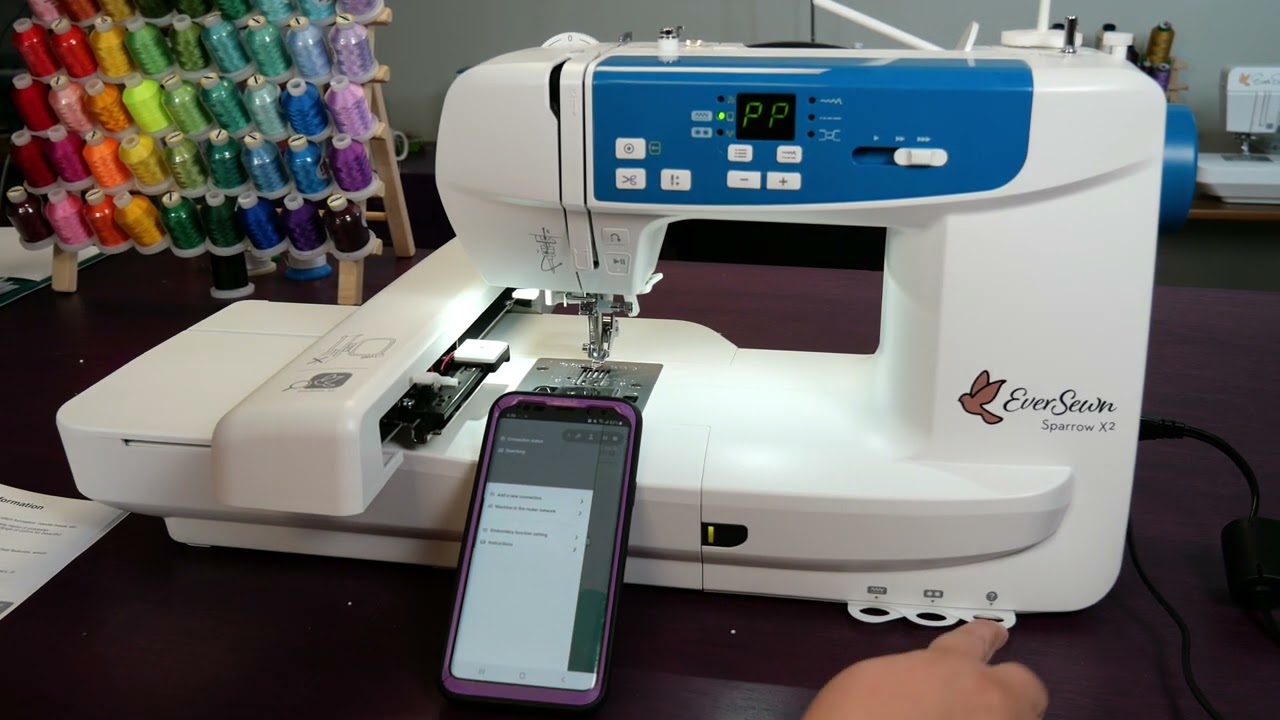 EverSewn Sparrow X2 Stickmaschine: Ultimativer Leitfaden für Einrichtung, App-Funktionen und professionelle Techniken