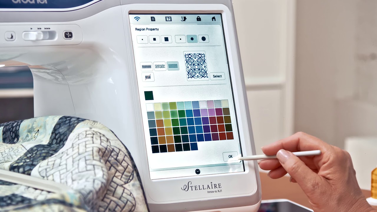 stellaire embroidery machine