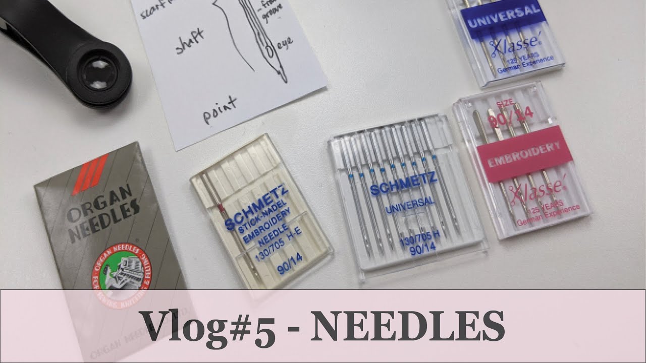 needle chart for for different fabrics on embroidery machine