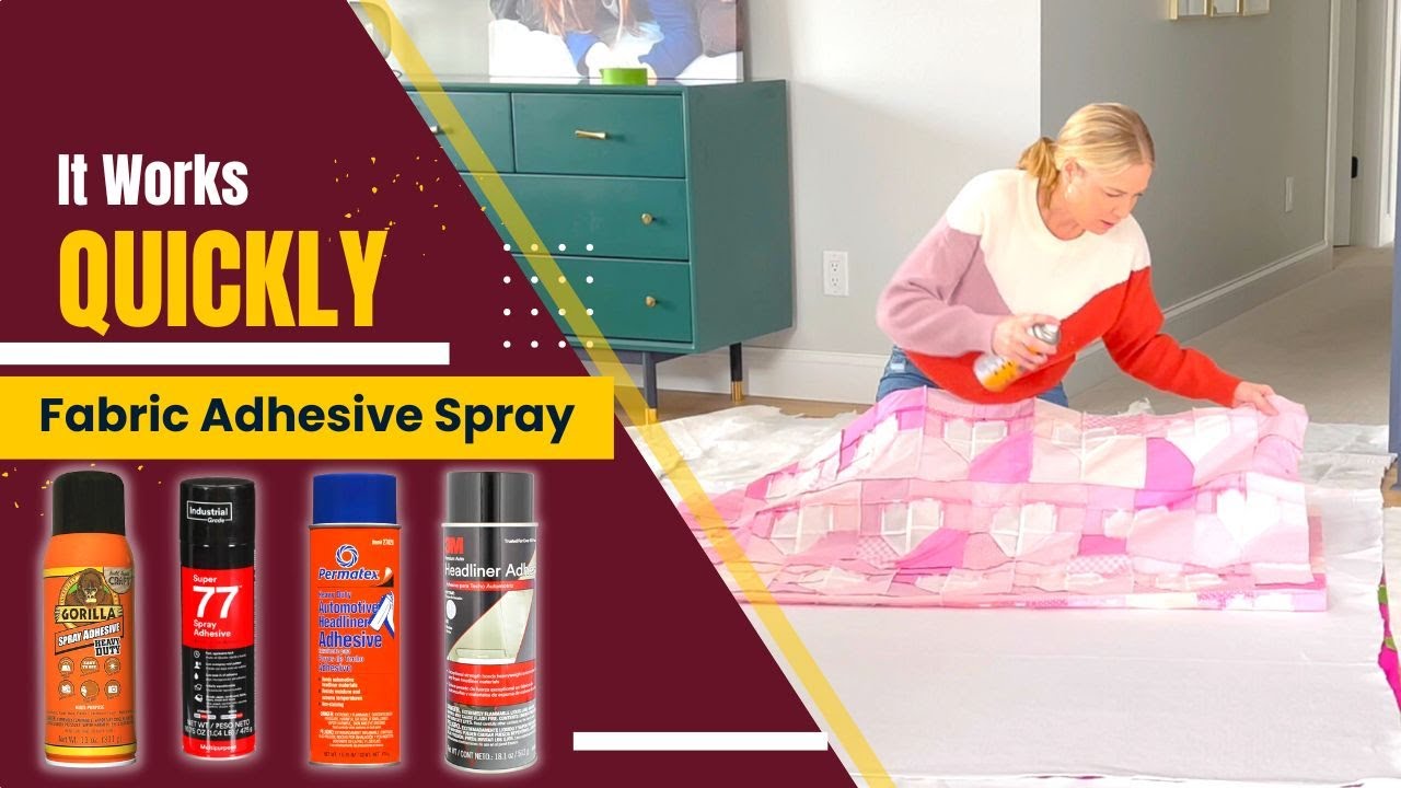 adhesive spray for fabric