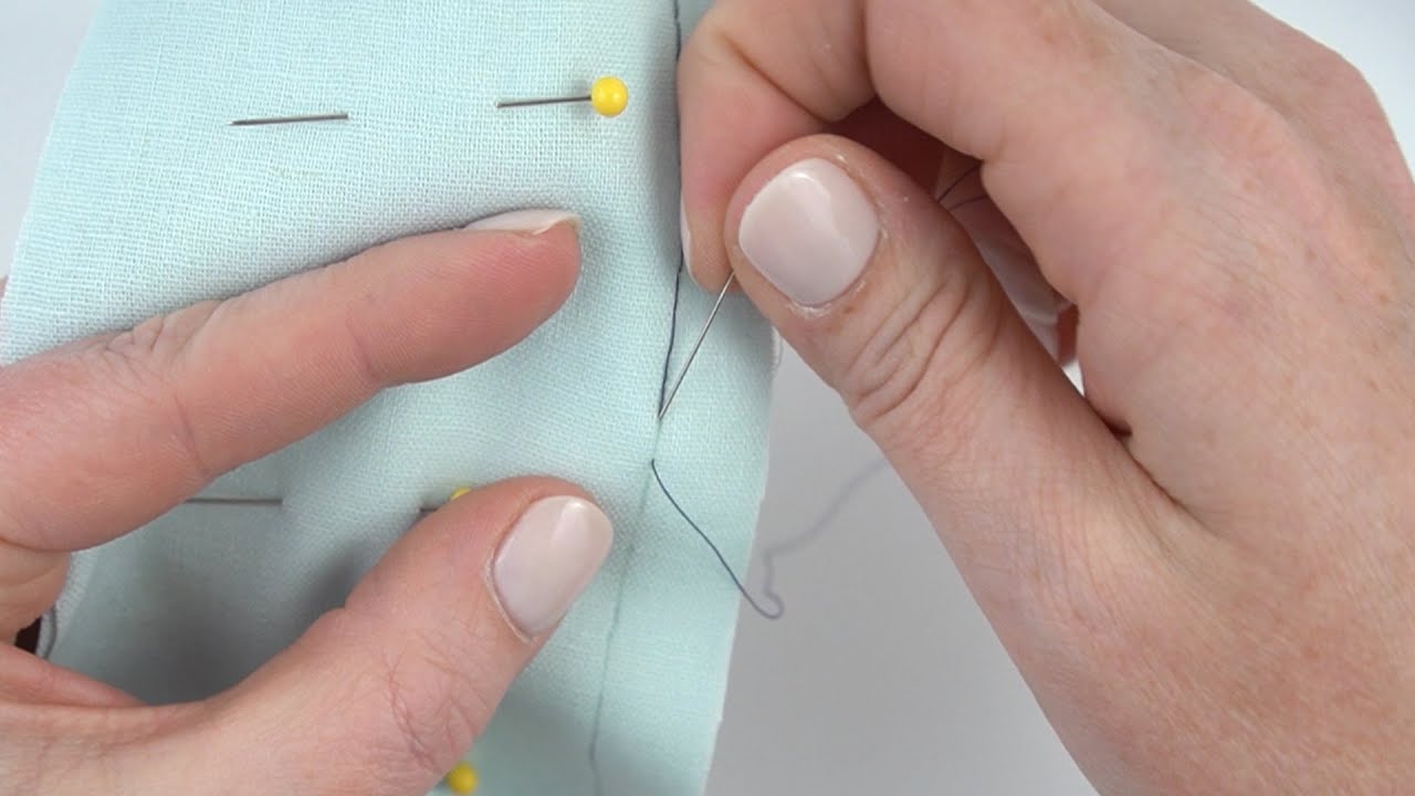 how to sew with needle and thread
