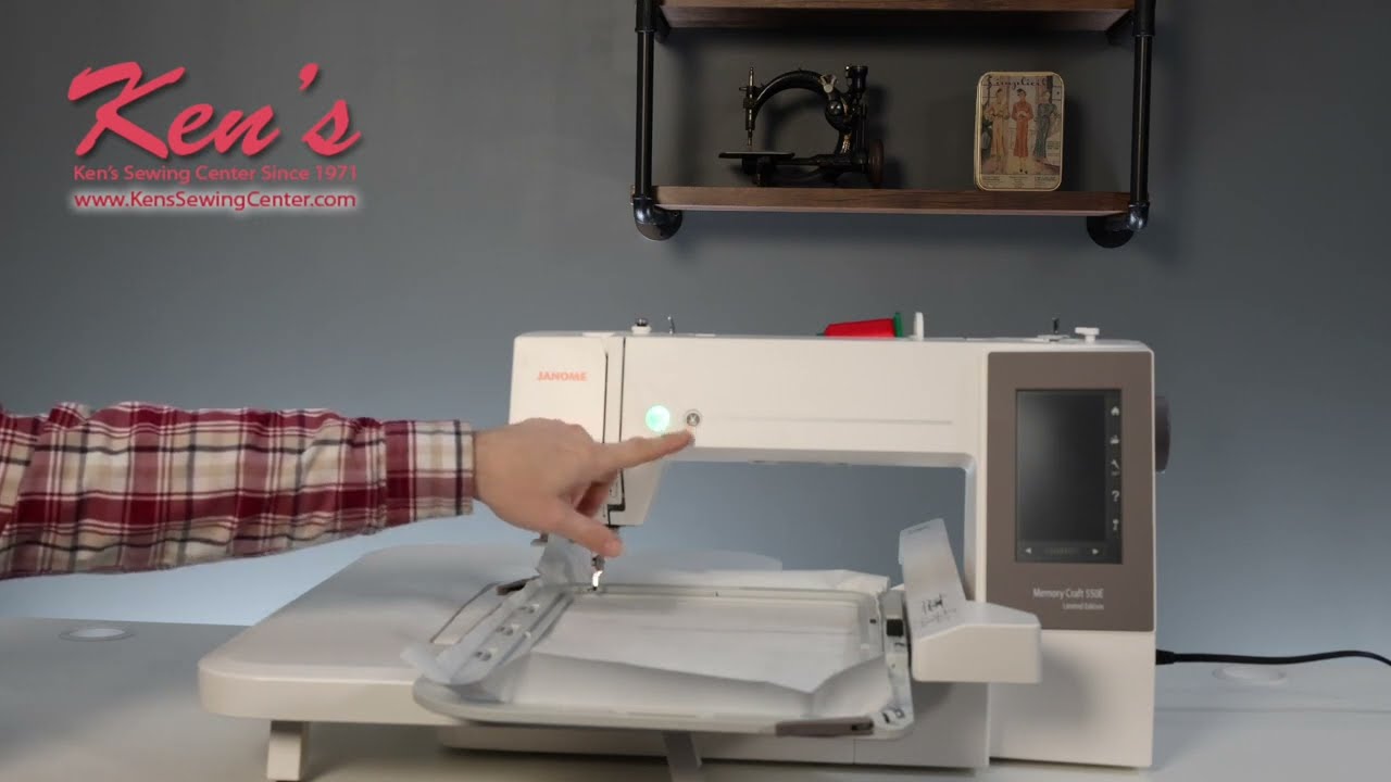 embroidery machine janome