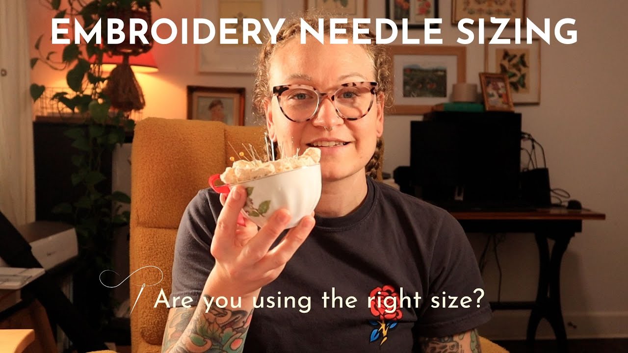 embroidery needle size chart