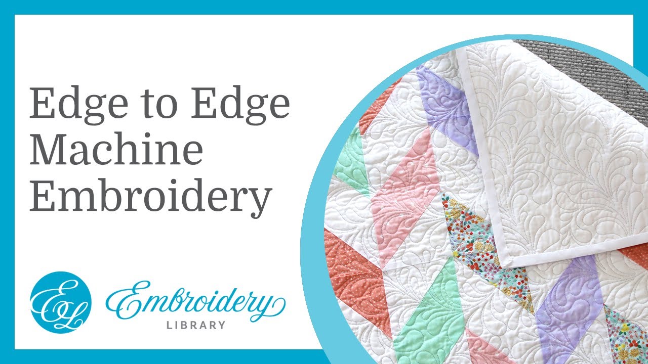 quilting on embroidery machine