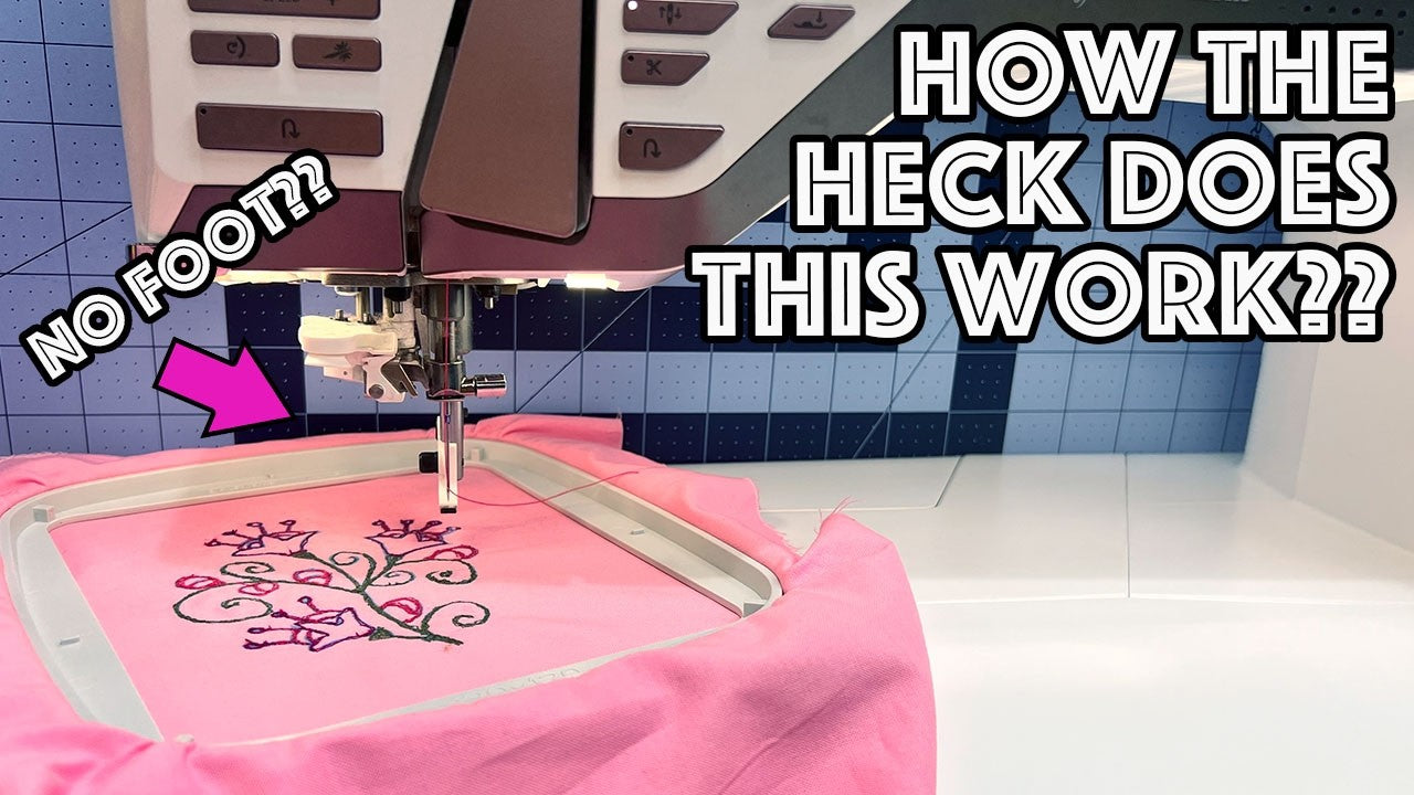 how to embroidery sewing machine