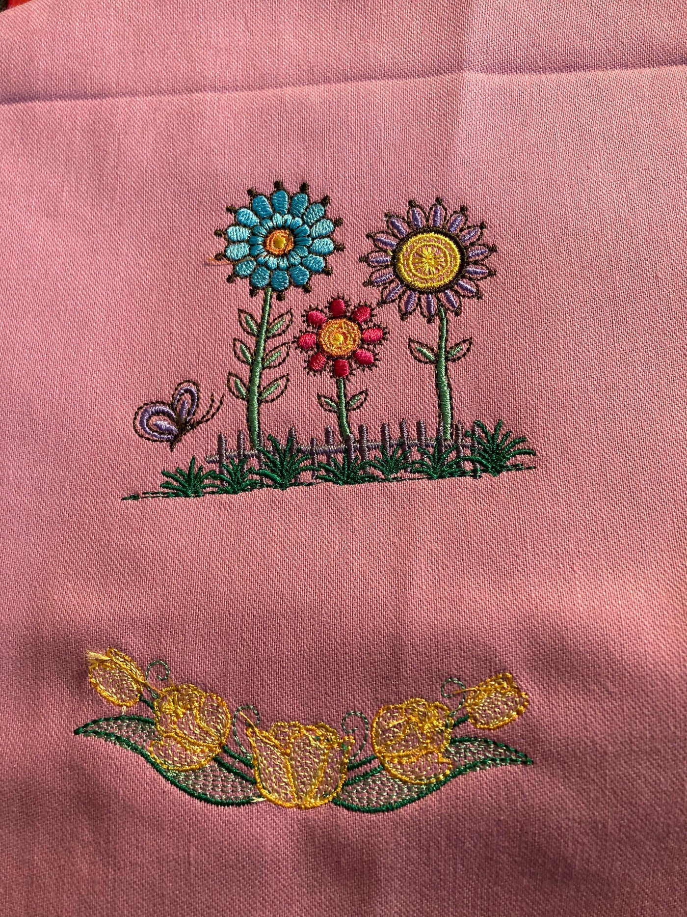 tone on tone embroidery
