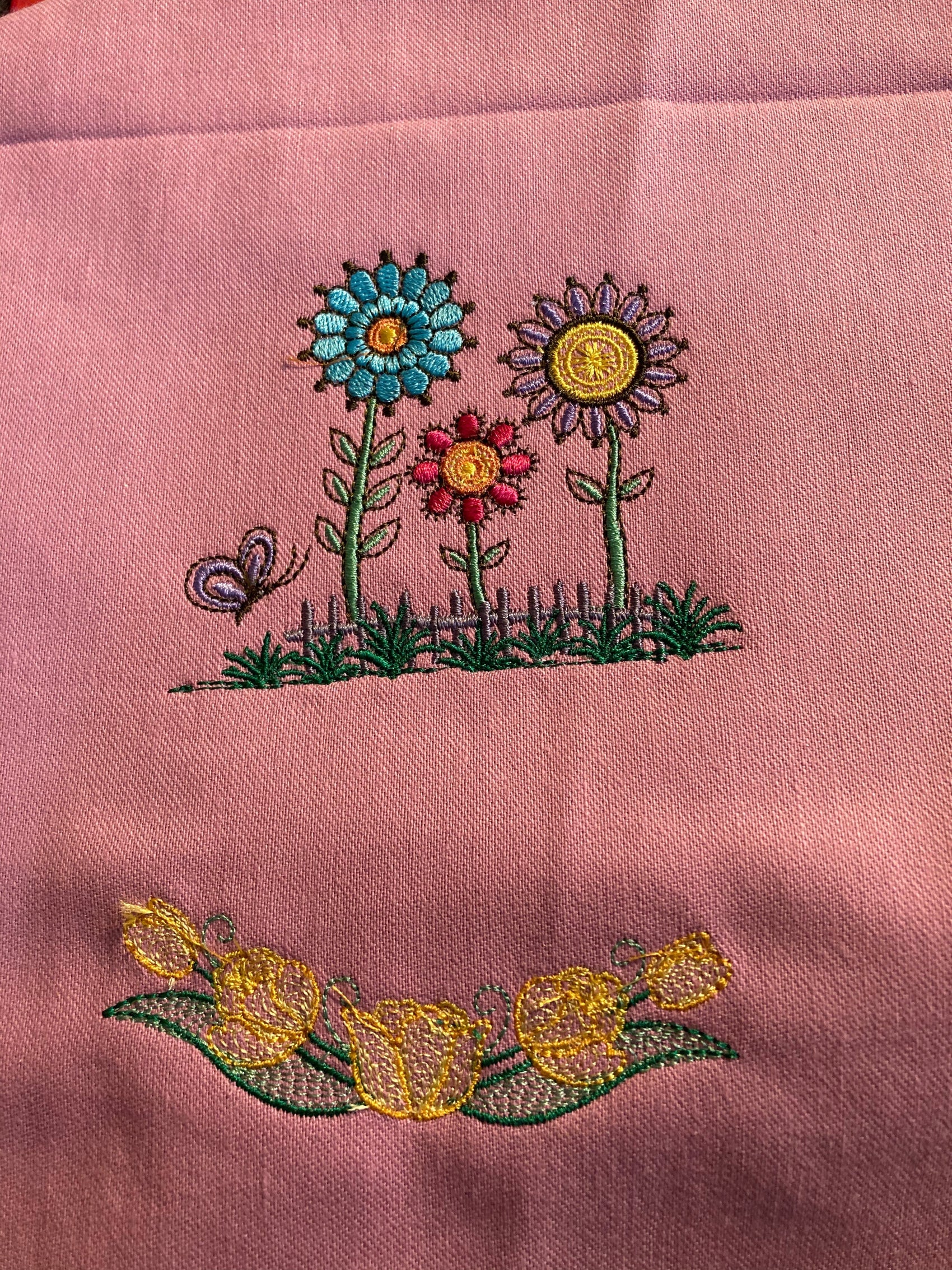 tone on tone embroidery
