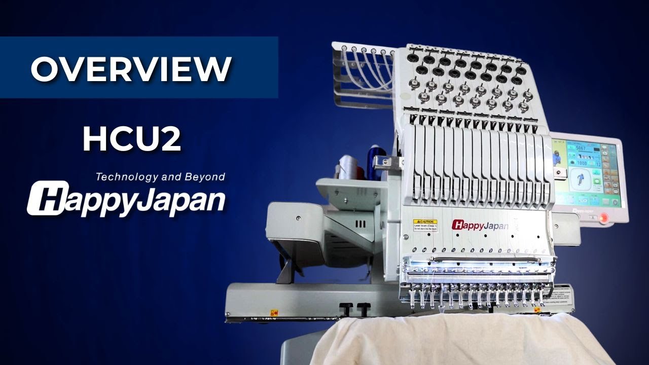happy japan embroidery