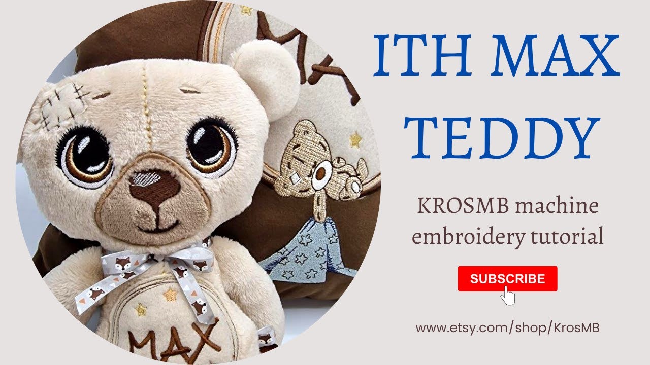 teddy bear embroidery