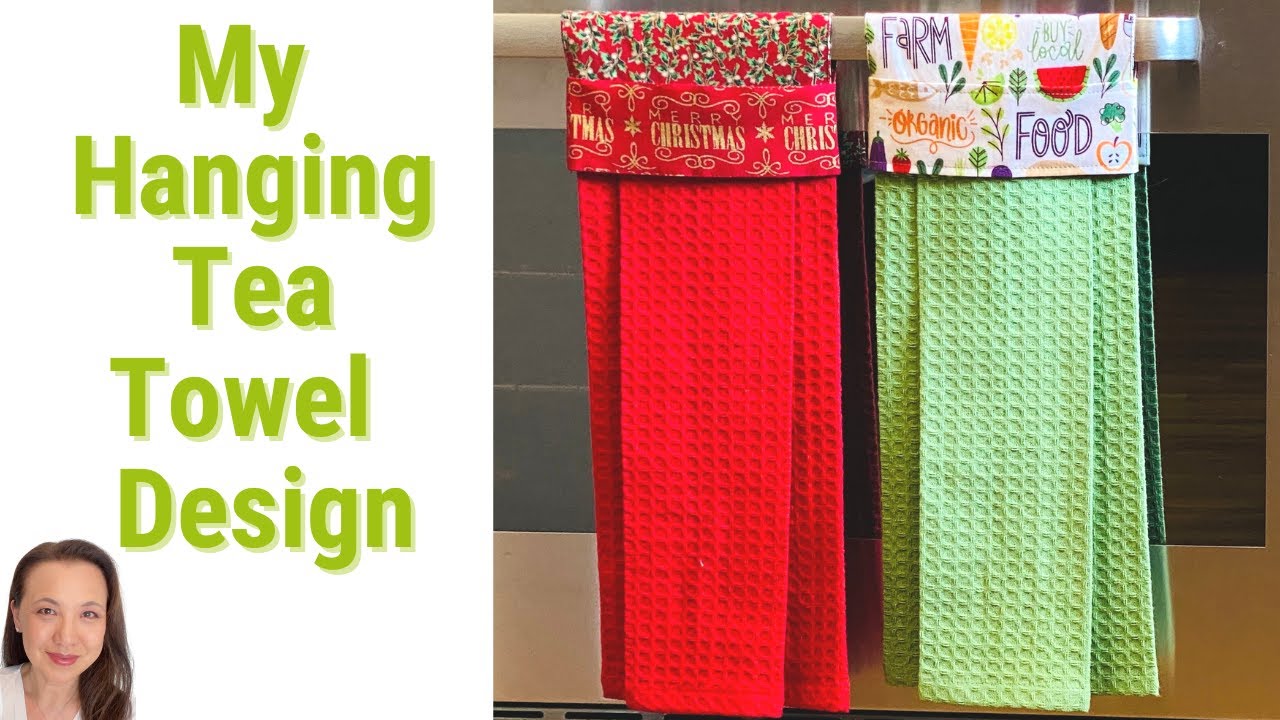 pattern for hanging kitchen towel