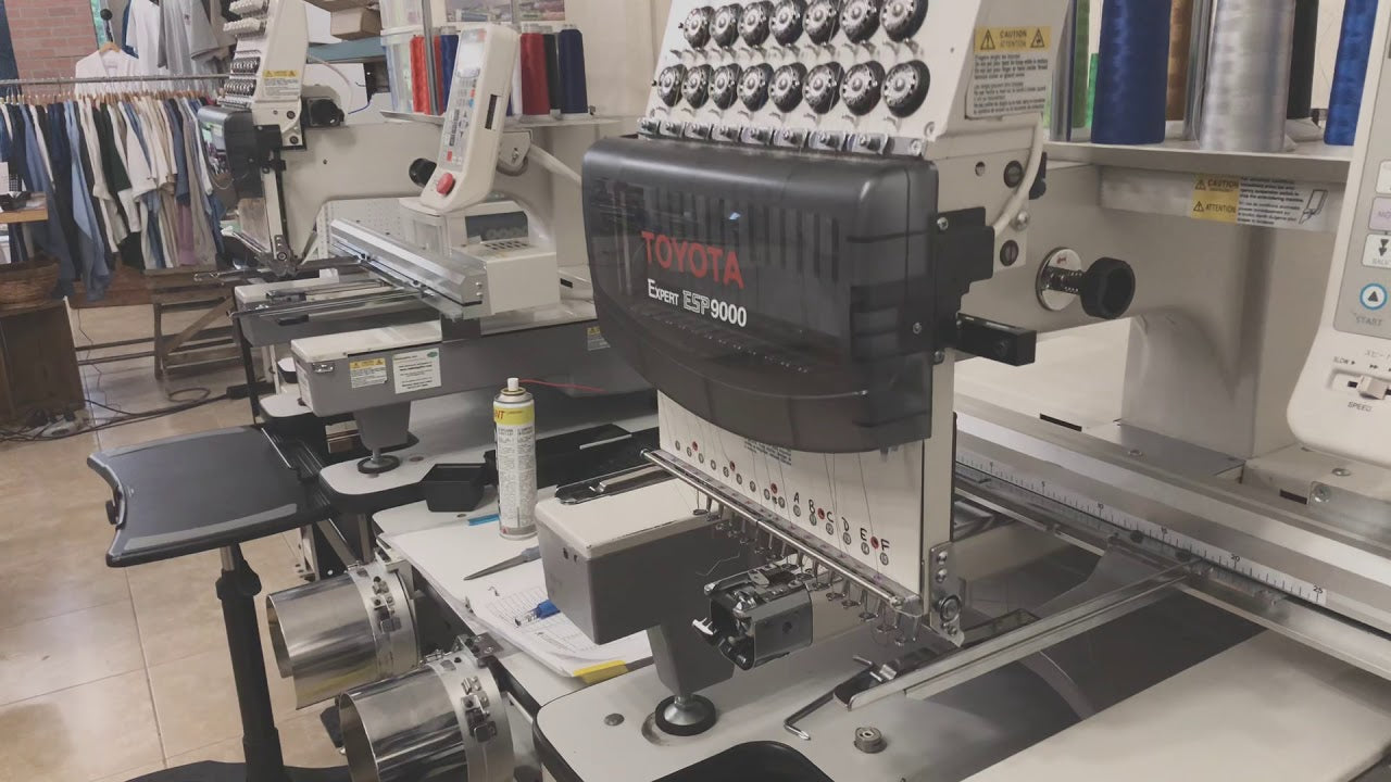 toyota 9100 embroidery machine manual