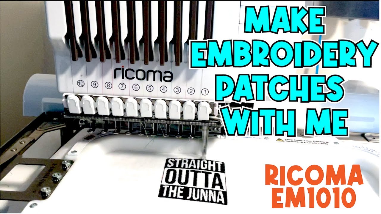 embroidery machine patches