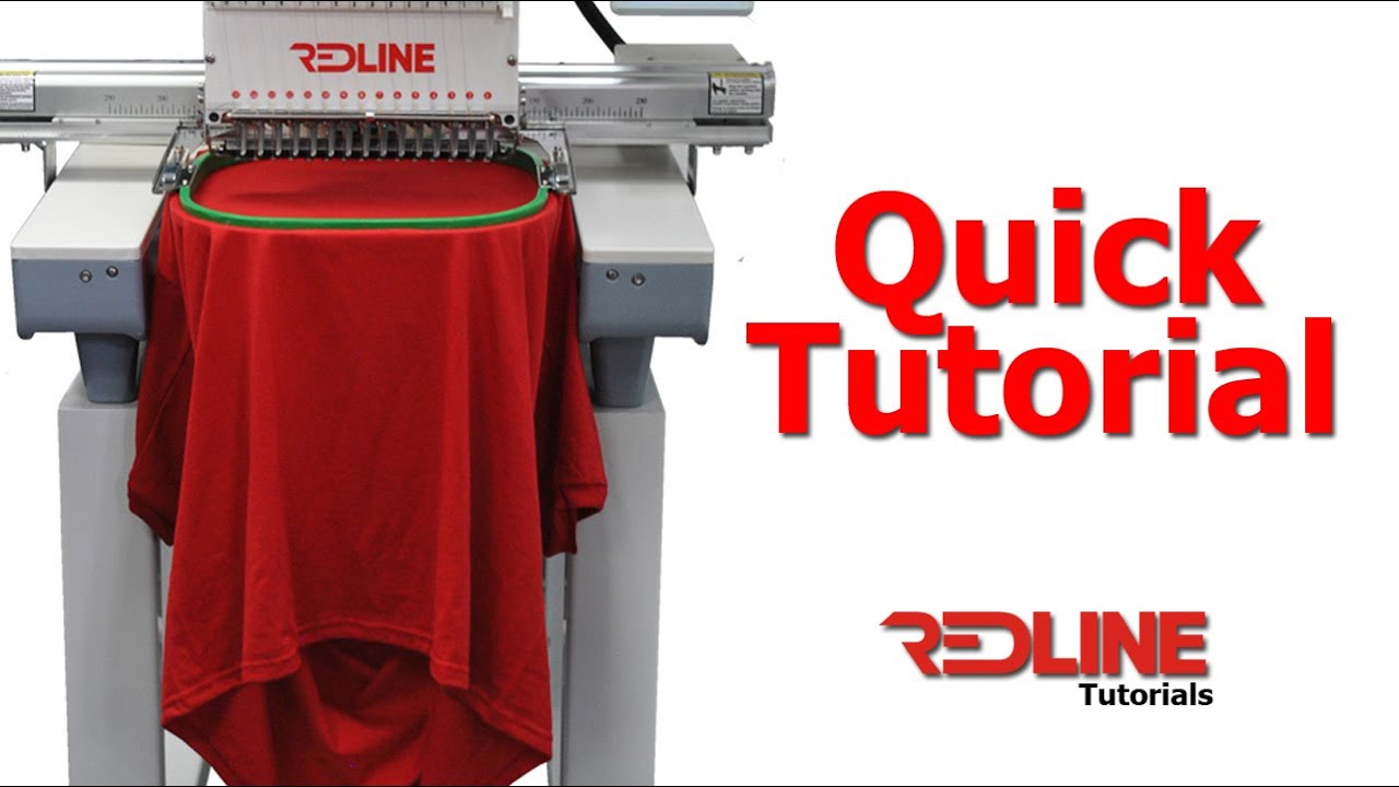 redline embroidery machine hoops