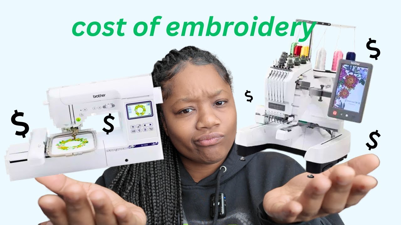 how much is an embroidery machine