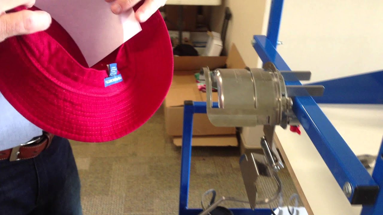 how to hoop a bucket hat for embroidery