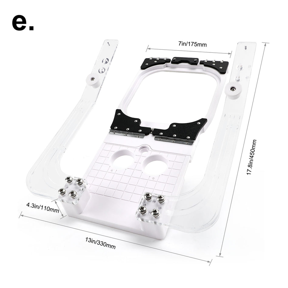 Fixture Part for 5.1 inch or 6.9 inch hoop only