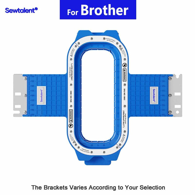 Magnetic hoops and magnet frame for Brother embroidery machine