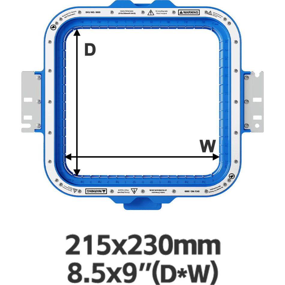Magnetic Hoop 8.5"x9" | 215x230mm for DG BOHUI Embroidery Machines