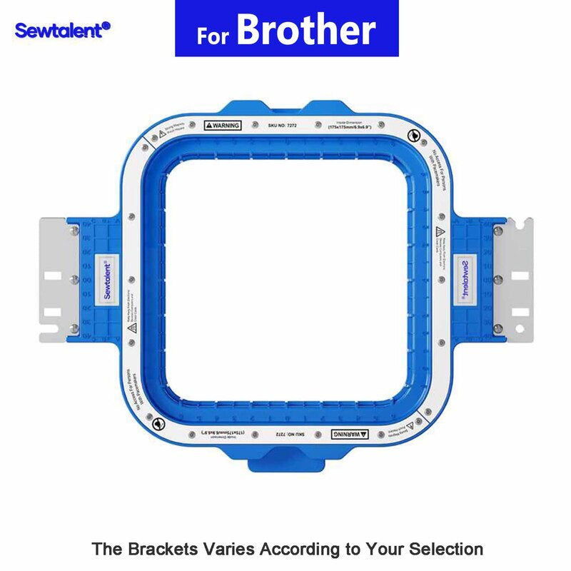 Magnetic Embroidery Hoops 6.9″x6.9″ | 175x175mm for Brother Embroidery Machines
