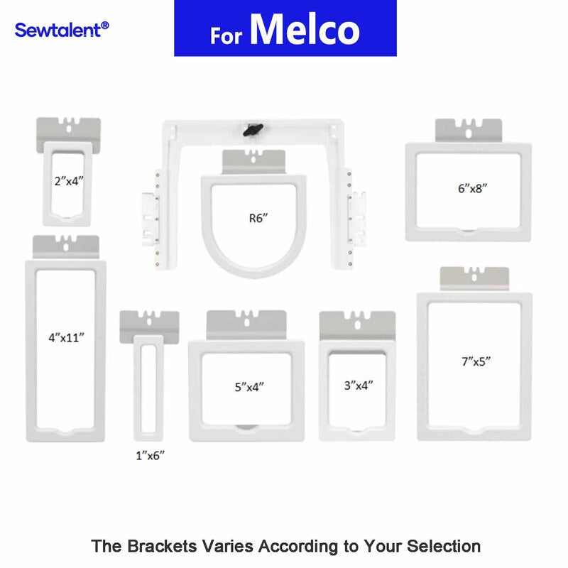 8in1 Magnetic Hoops for Melco Embroidery Machines