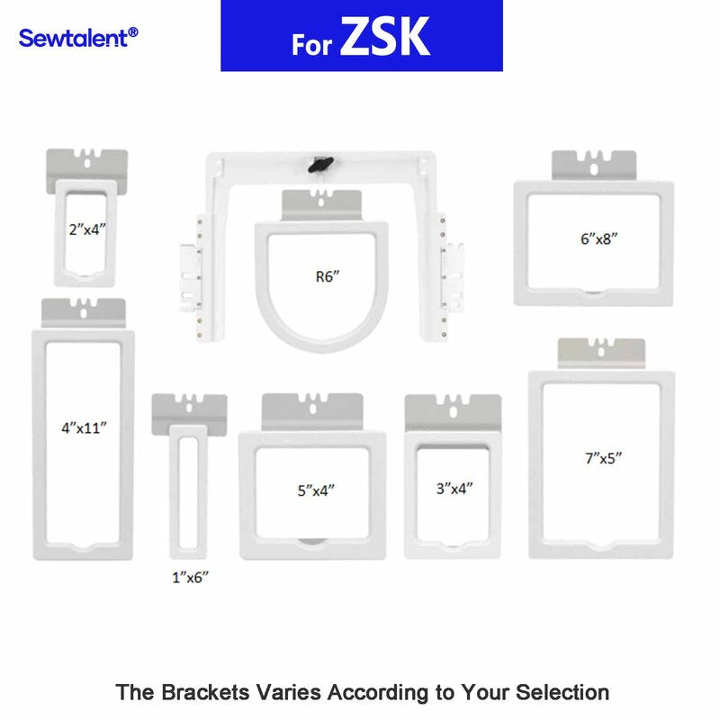 8in1 Magnetic Hoops for ZSK Embroidery Machines