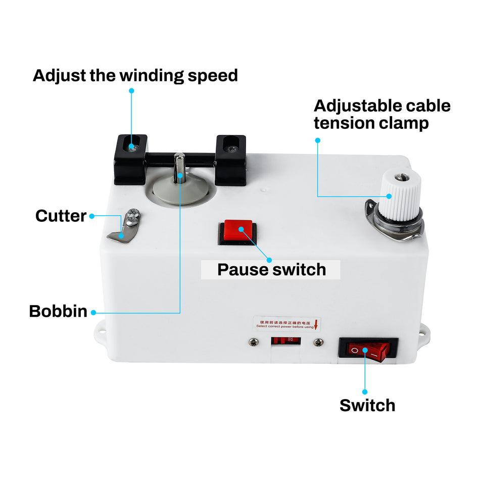 Automatic Bobbin Winder for Sewing Machine Electric Bobbin Winding for Brother, Babylock, Singer, Janome, Automatic Thread Sewing Embroidery Machine Accessory