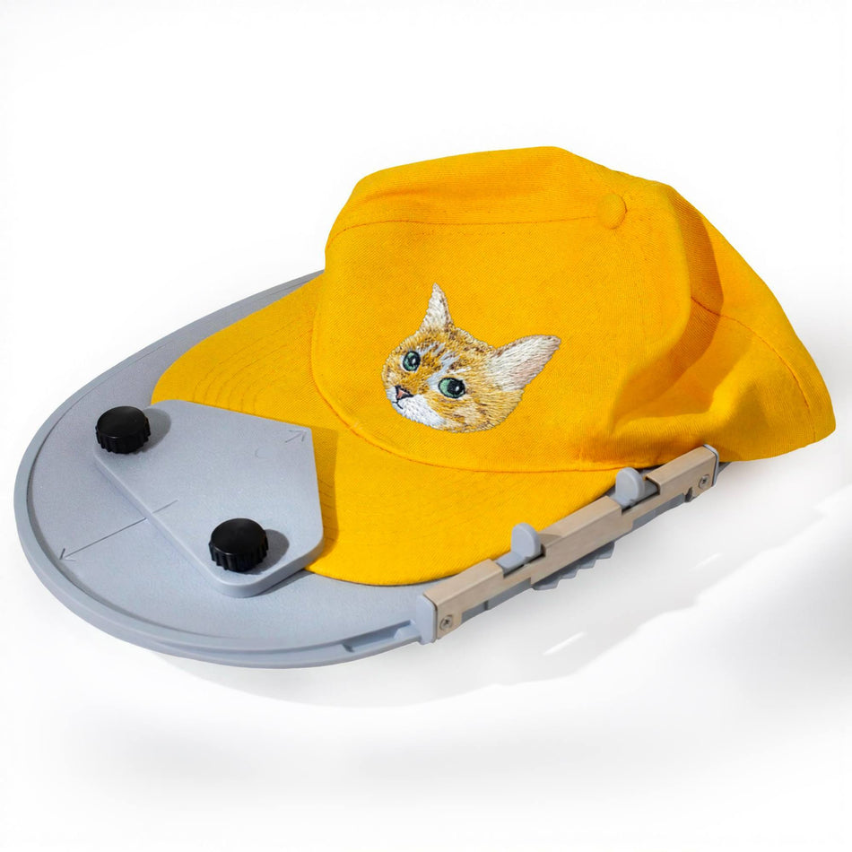 Hoop 'n' Buddyz Hat Embroidery Hoop Insert for Bernina – Compatible with B990, B790 PRO, B770 QE & 5/7/8 Series Large Oval Hoops