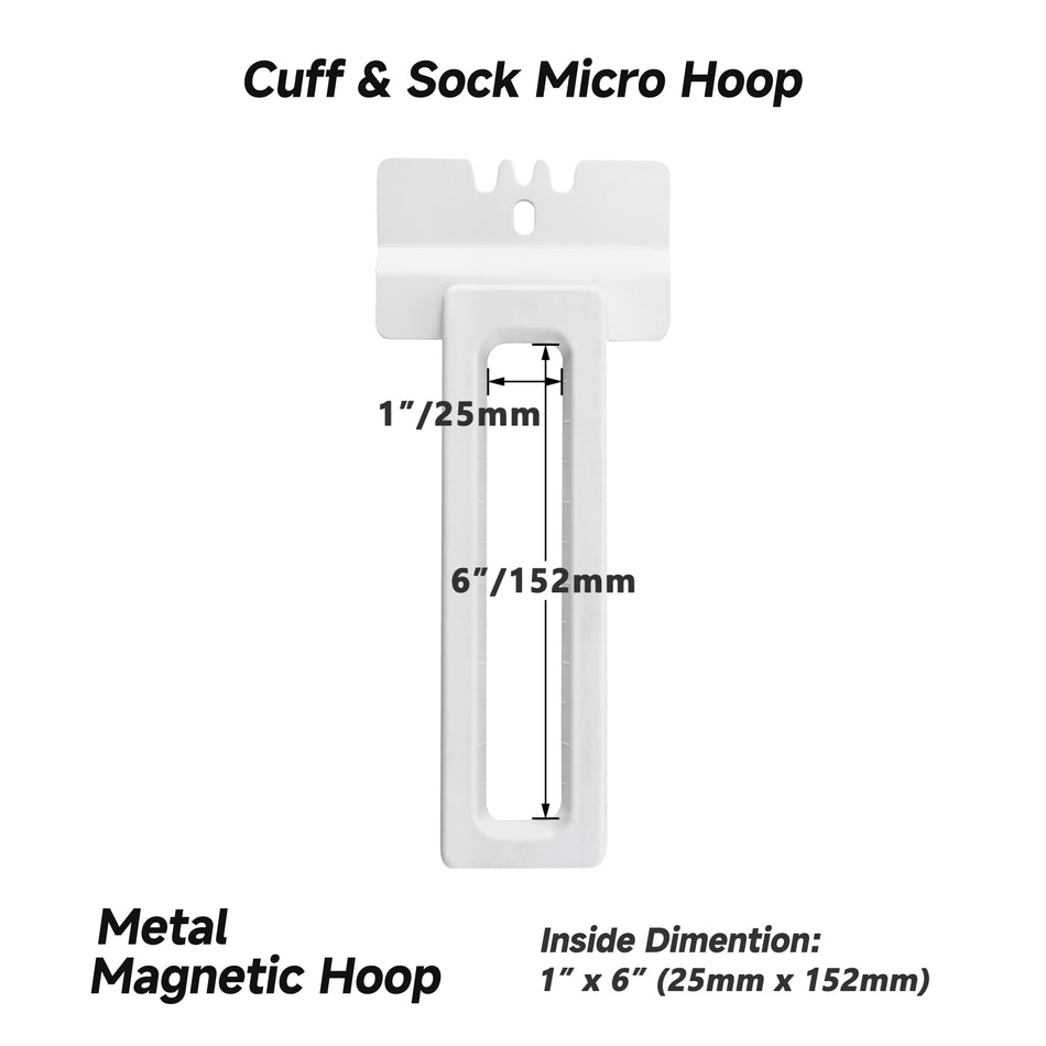 4in1 Magnetic Embroidery Hoops | Sock Hoop, Pocket Hoop for Janome Embroidery Machines